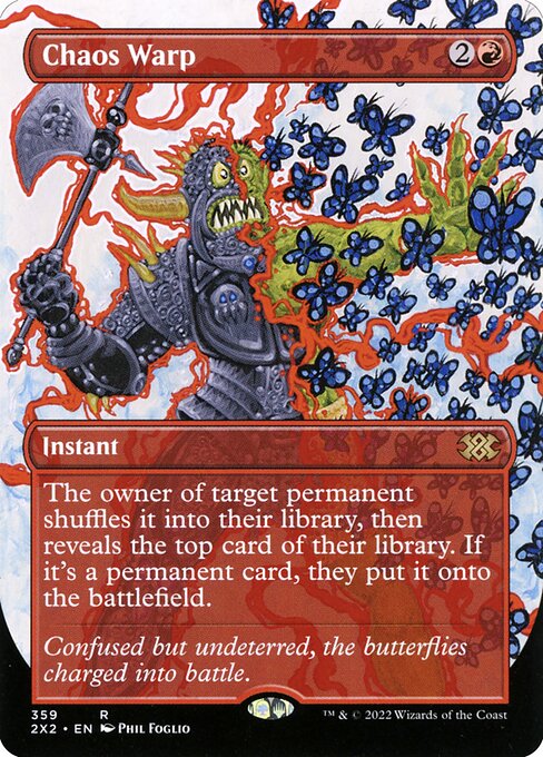 Chaos Warp (359) [Double Masters 2022] [Borderless]