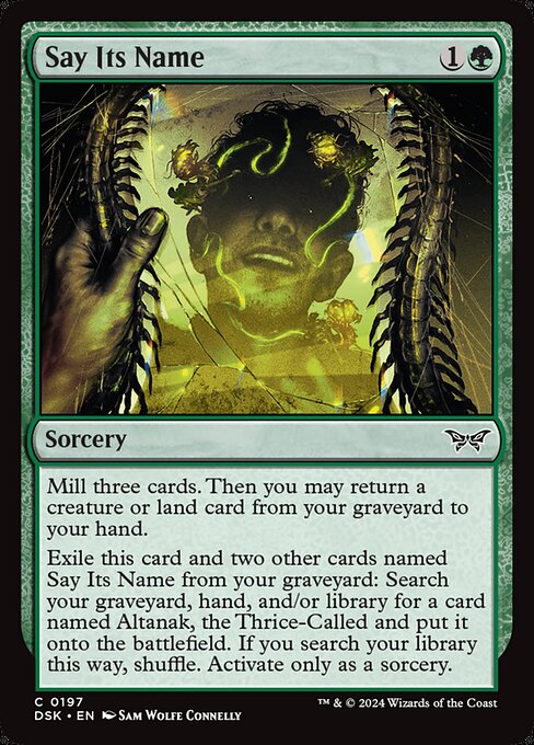 Say Its Name (197) [Duskmourn: House of Horror]