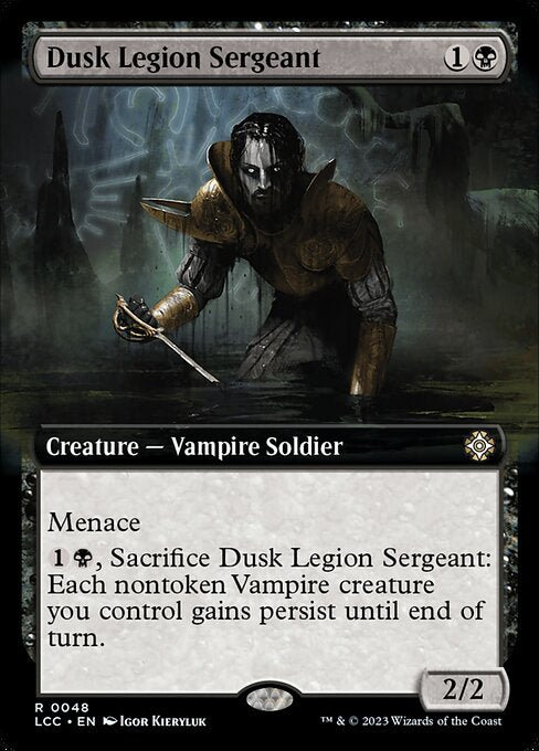 Dusk Legion Sergeant (48) [The Lost Caverns of Ixalan Commander] [Extended Art]