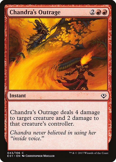 Chandra's Outrage (43) [Archenemy: Nicol Bolas]