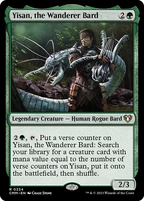 Yisan, the Wanderer Bard (334) [Commander Masters]