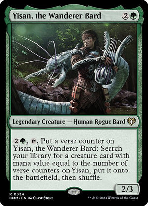 Yisan, the Wanderer Bard (334) [Commander Masters]