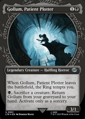 Gollum, Patient Plotter (801) [The Lord of the Rings: Tales of Middle-earth] [Showcase, Borderless]