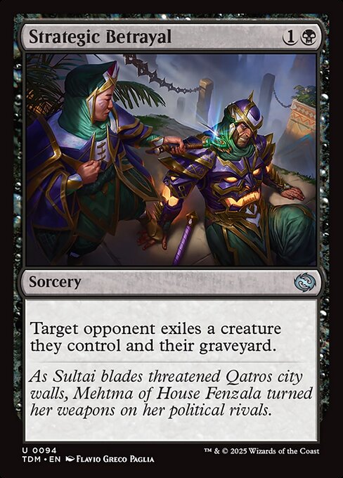 Strategic Betrayal (94) [Tarkir: Dragonstorm]