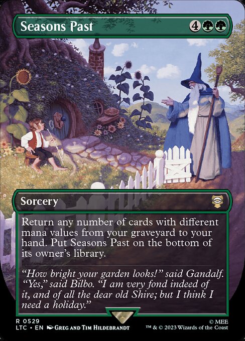 Seasons Past (529) [Tales of Middle-earth Commander] [Borderless]