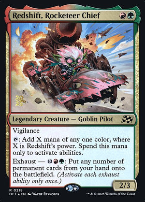 Redshift, Rocketeer Chief (218s) [Aetherdrift Promos]