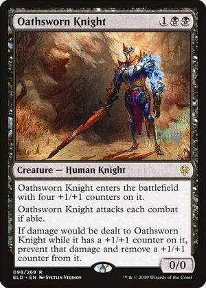 Oathsworn Knight (98p) [Throne of Eldraine Promos]