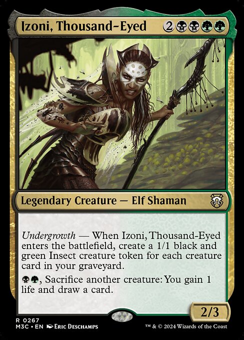 Izoni, Thousand-Eyed (267) [Modern Horizons 3 Commander]