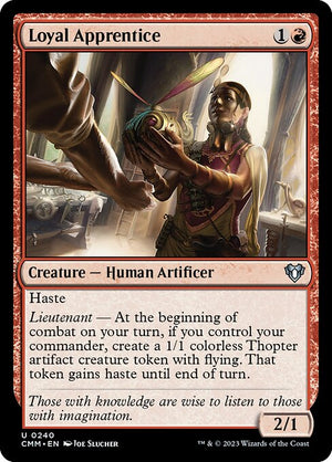 Loyal Apprentice (240) [Commander Masters]
