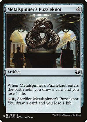 Metalspinner's Puzzleknot (KLD-221) [The List]
