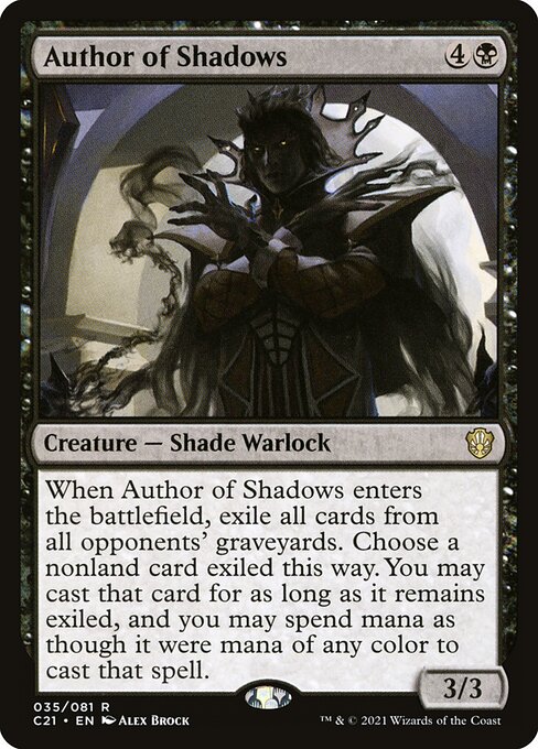 Author of Shadows (35) [Commander 2021]