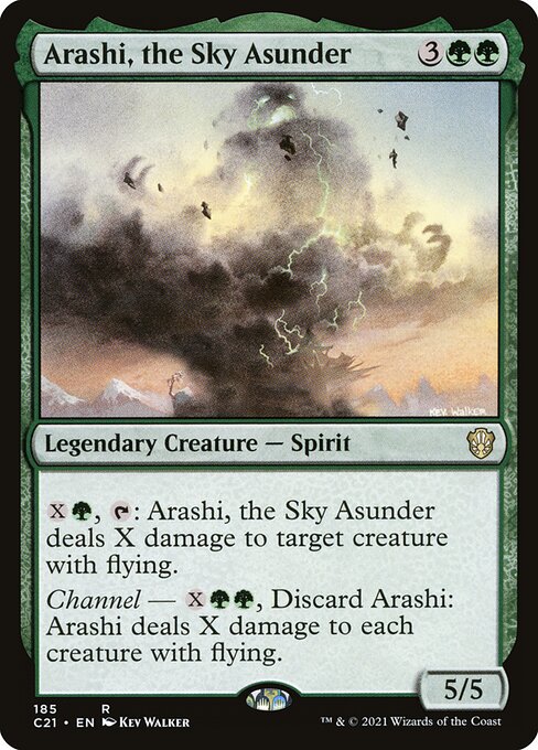 Arashi, the Sky Asunder (185) [Commander 2021]