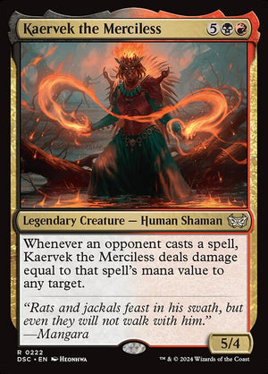 Kaervek the Merciless (222) [Duskmourn: House of Horror Commander]