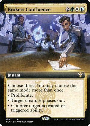 Brokers Confluence (168) [New Capenna Commander] [Extended Art]