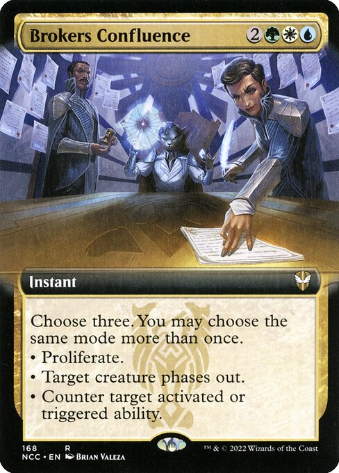 Brokers Confluence (168) [New Capenna Commander] [Extended Art]