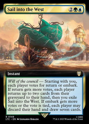 Sail into the West (149) [Tales of Middle-earth Commander] [Extended Art]