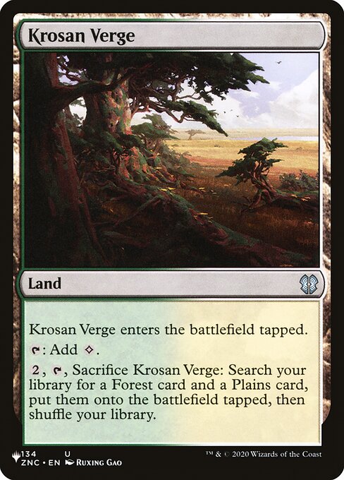 Krosan Verge (ZNC-134) [The List]