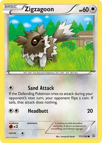 Zigzagoon (111/160) [XY Primal Clash]