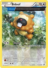 Bidoof (Alpha) (117/160) [XY Primal Clash]