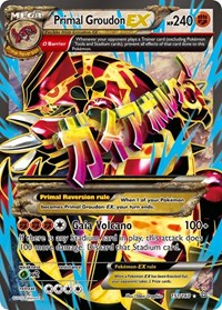 Primal Groudon EX (Omega - 151 Full Art) (151/160) [XY Primal Clash]