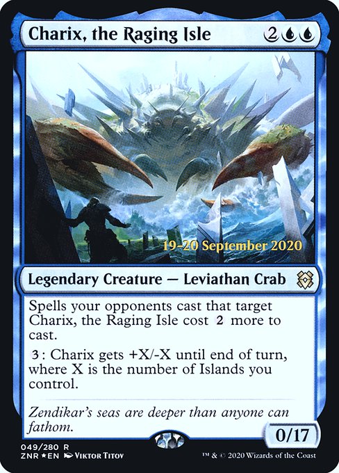 Charix, the Raging Isle (49s) [Zendikar Rising Promos]