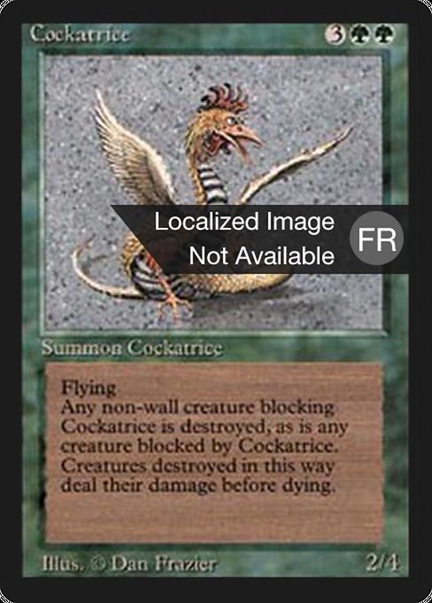Cockatrice (189) [Foreign Black Border]