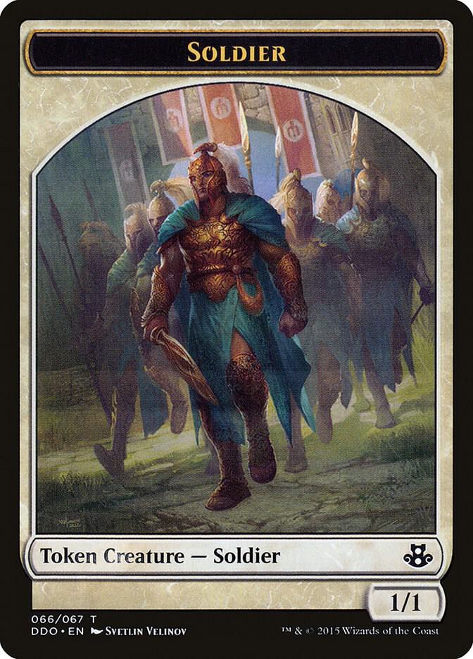 Soldier Token (66) [Duel Decks: Elspeth vs. Kiora]