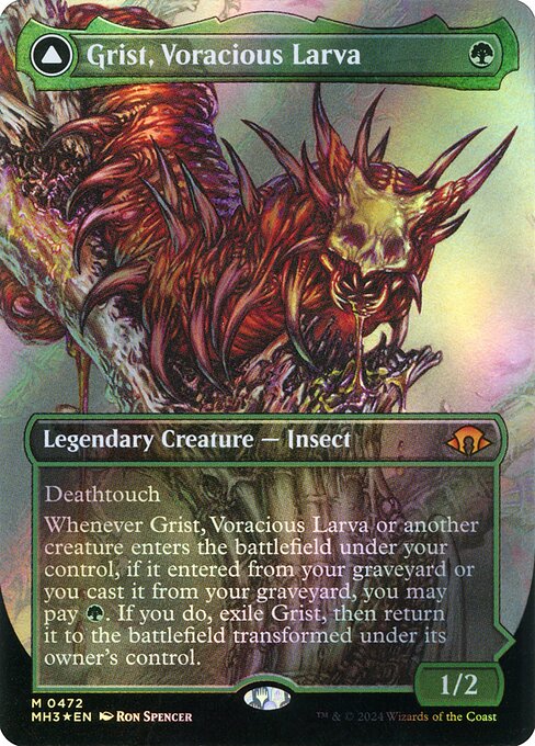 Grist, Voracious Larva // Grist, the Plague Swarm (472) [Modern Horizons 3]