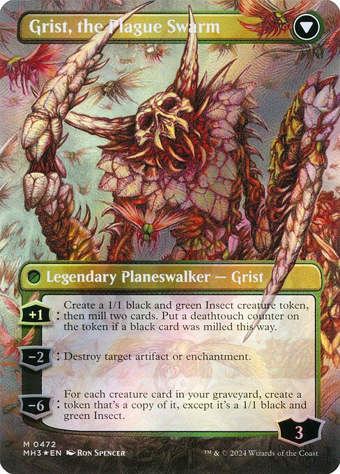 Grist, Voracious Larva // Grist, the Plague Swarm (472) [Modern Horizons 3]
