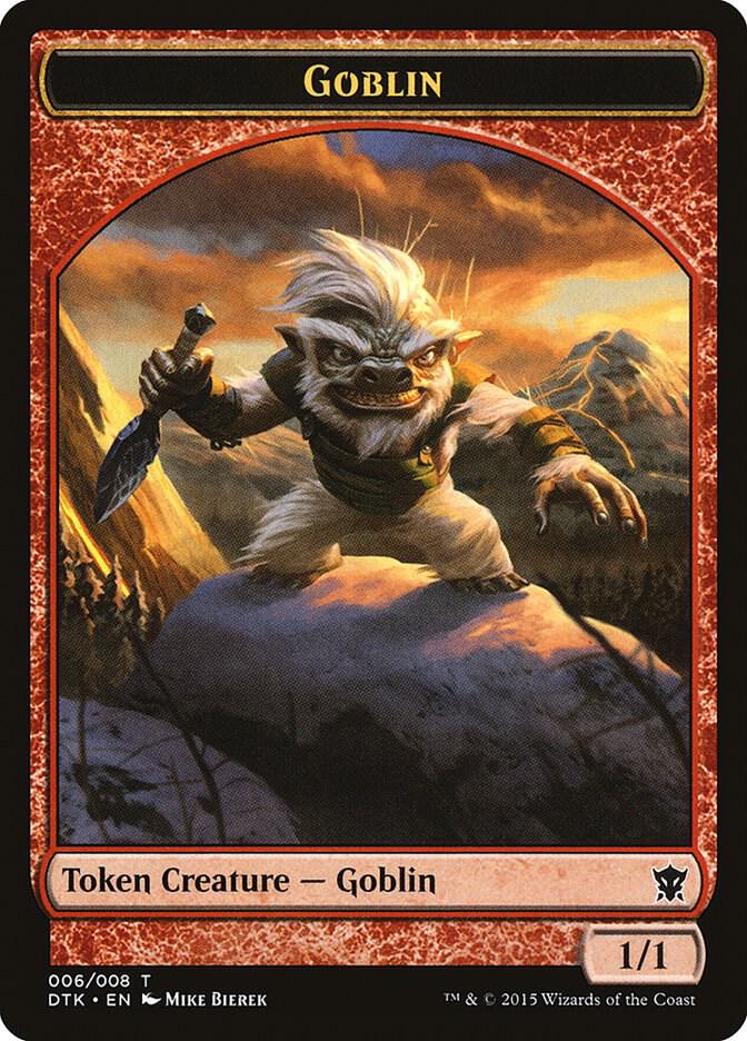 Goblin Token (6) [Dragons of Tarkir]