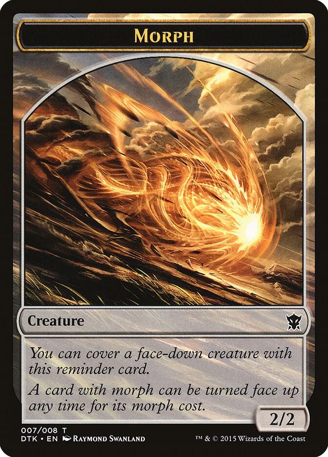 Morph Token (7) [Dragons of Tarkir]