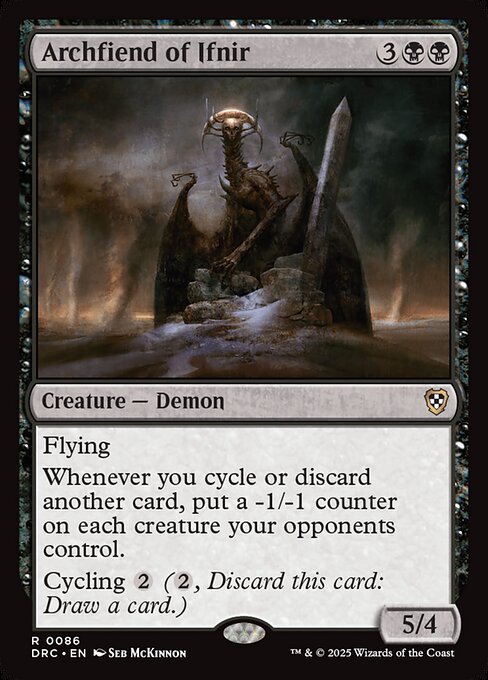 Archfiend of Ifnir (86) [Aetherdrift Commander]