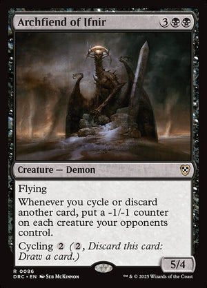 Archfiend of Ifnir (86) [Aetherdrift Commander]