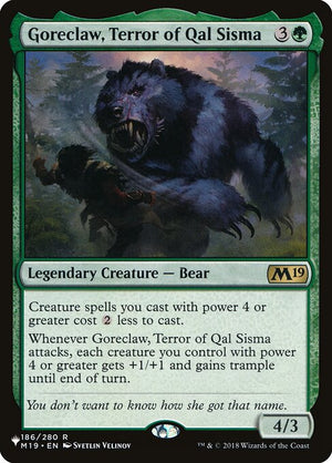 Goreclaw, Terror of Qal Sisma (M19-186) [The List]