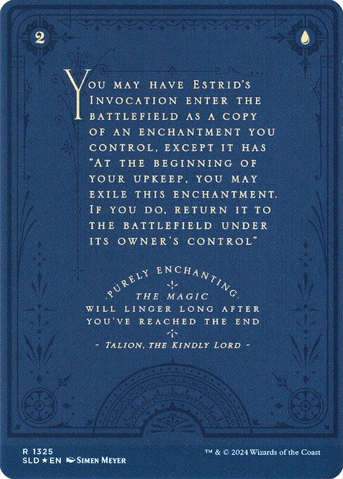 Estrid's Invocation // Estrid's Invocation (1325) [Secret Lair Drop]