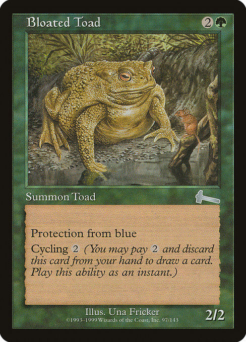 Bloated Toad (97) [Urza's Legacy]