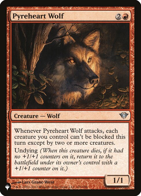 Pyreheart Wolf (DKA-101) [The List]
