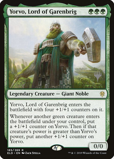 Yorvo, Lord of Garenbrig (185p) [Throne of Eldraine Promos]