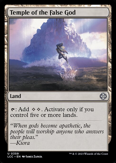 Temple of the False God (359) [The Lost Caverns of Ixalan Commander]