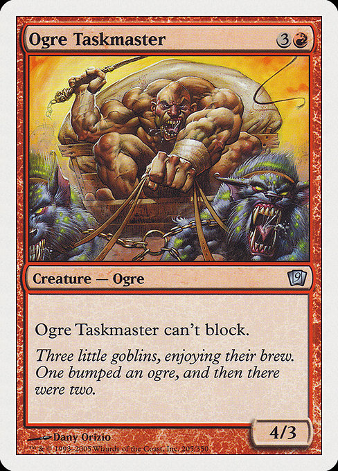 Ogre Taskmaster (205) [Ninth Edition]