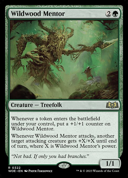 Wildwood Mentor (322) [Wilds of Eldraine]