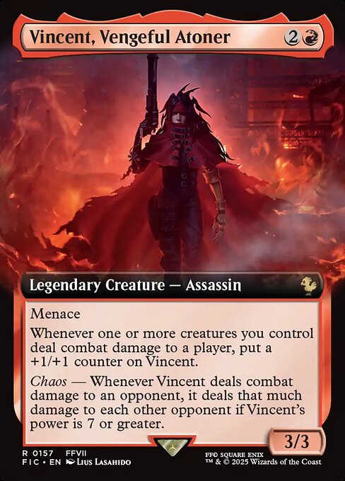 Vincent, Vengeful Atoner (157) [Final Fantasy Commander]