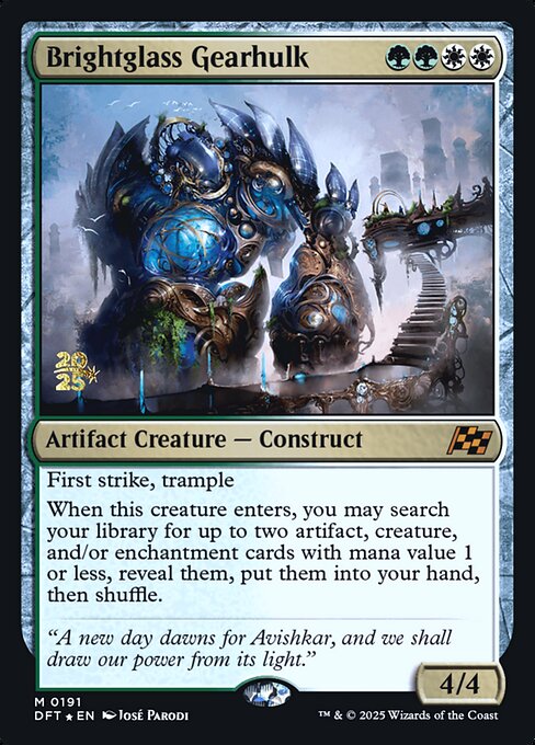 Brightglass Gearhulk (191s) [Aetherdrift Promos]