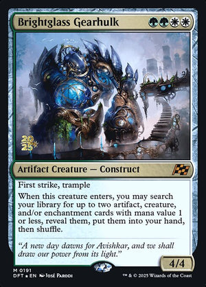 Brightglass Gearhulk (191s) [Aetherdrift Promos]