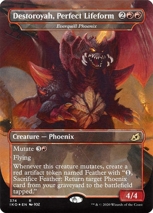 Everquill Phoenix (374) [Ikoria: Lair of Behemoths] [Borderless]