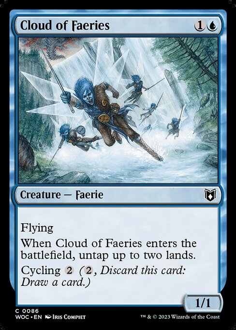 Cloud of Faeries (86) [Wilds of Eldraine Commander]