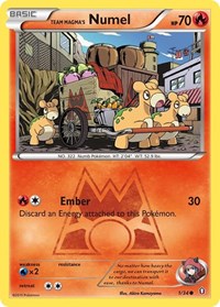 Team Magma's Numel (1/34) [Double Crisis]