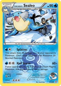 Team Aqua's Sealeo (4/34) [Double Crisis]