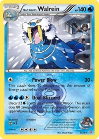 Team Aqua's Walrein (5/34) [Double Crisis]