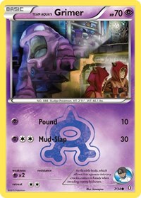 Team Aqua's Grimer (7/34) [Double Crisis]